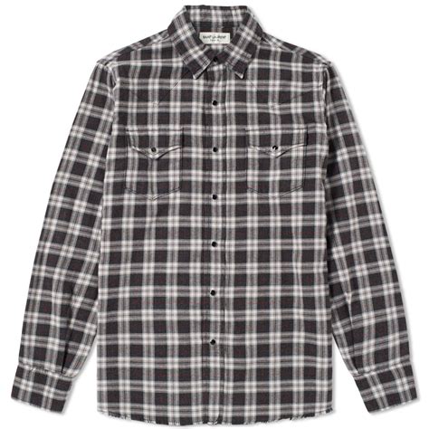 saint laurent flannel replica